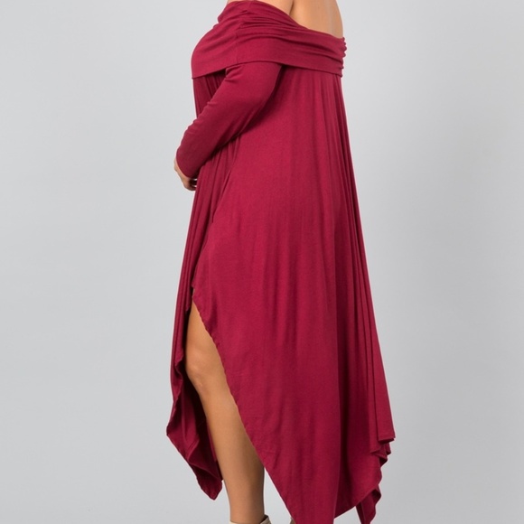 long sleeve handkerchief dress